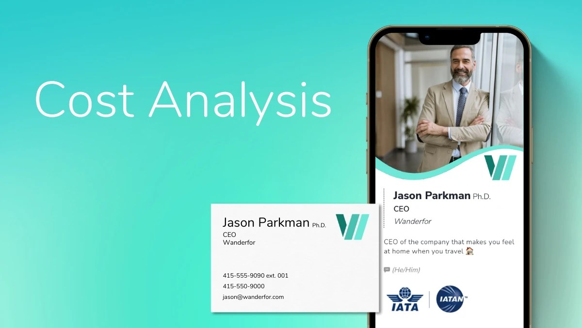 Cost Analysis Paper vs. Digital (Business Card Price Comparison) Blog